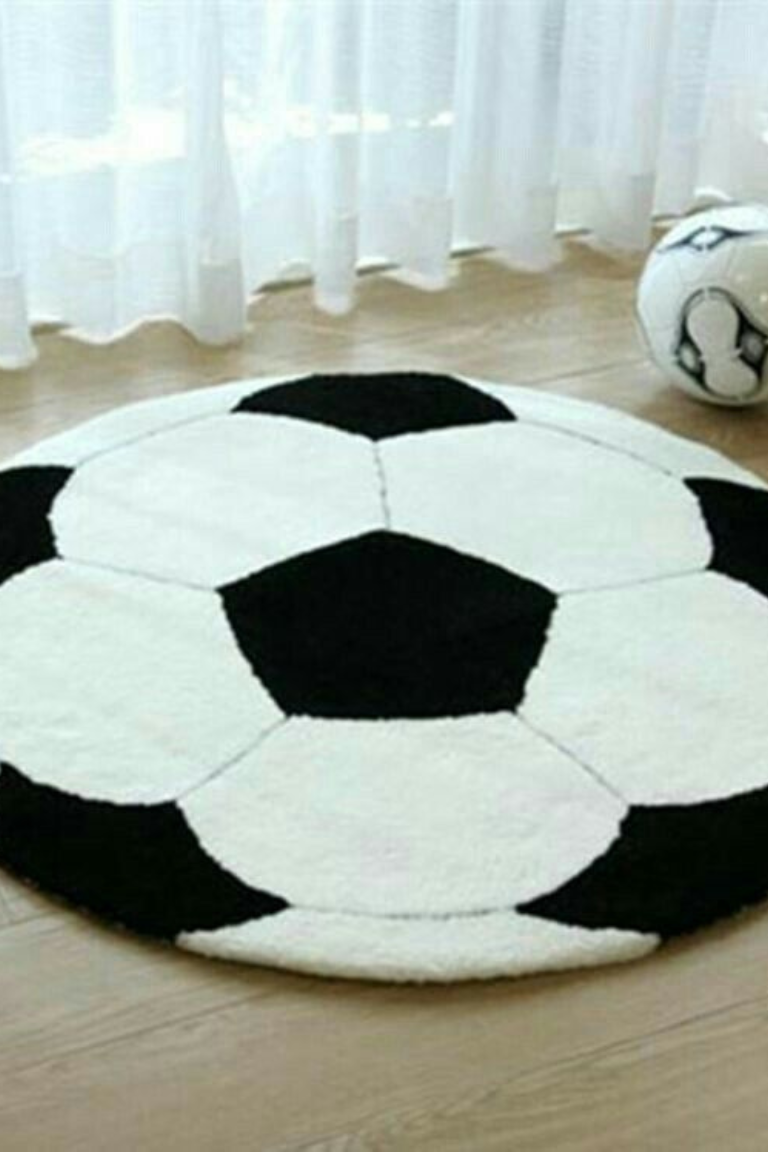 Football Theme Handmade Tufting Rug